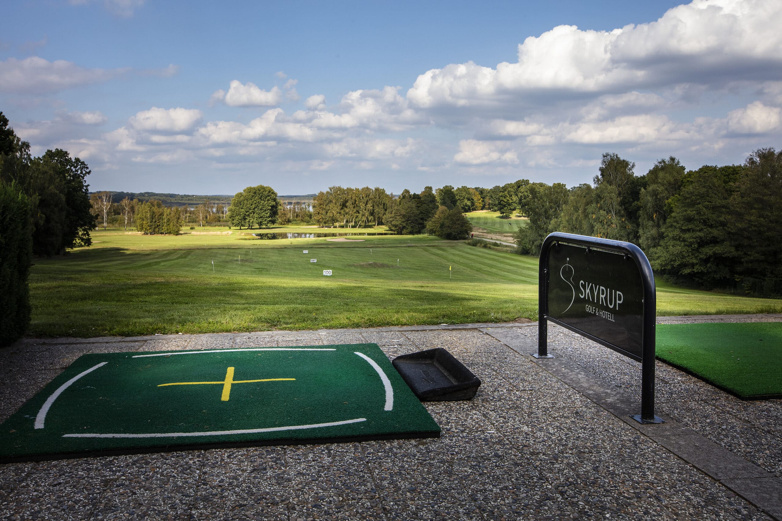 Skyrups Golfklubb driving range Driving rangen på Skyrups Golfklubb